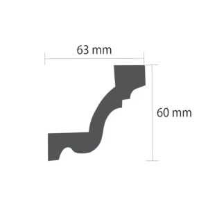 Поліуретановий багет Gaudi P 134