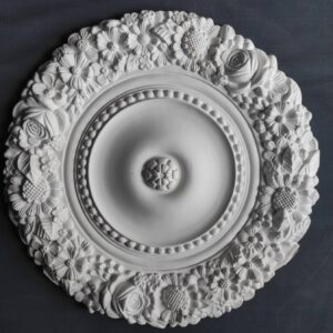 Розета стельова з поліуретану R-5352